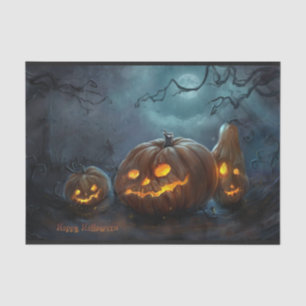 Halloween Pumpkin Tissue Paper Sheets