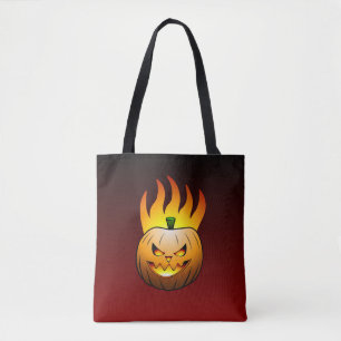 Halloween Pumpkin Tote Bag