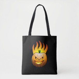 Halloween Pumpkin Tote Bag