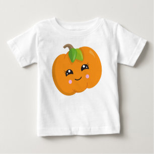 Halloween Pumpkin, Trick Or Treat, Smiling Pumpkin Baby T-Shirt