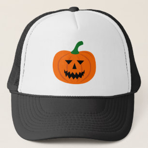 Halloween Pumpkin Trucker Hat