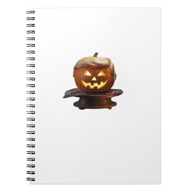 Halloween, Pumpkin Trumpkin, Make Halloween Great  Notebook (Front)