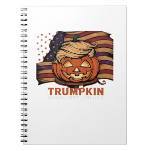 Halloween, Pumpkin Trumpkin, Make Halloween Great Notebook