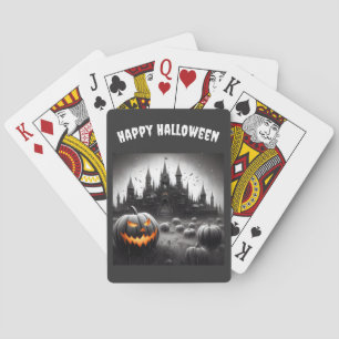 Halloween: Pumpkin University Playing Cards