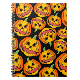 Halloween Pumpkin: Vintage Autumn Symbol Notebook