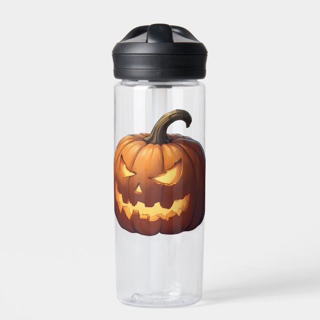 Halloween Pumpkin  Water Bottle (Front)