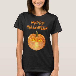 Halloween Pumpkin Wearing Face Mask Funny Jack O L T-Shirt