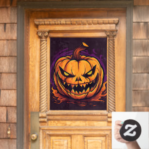 Halloween Pumpkin Window Cling