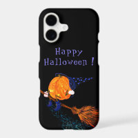 Halloween Pumpkin Witch iPhone Case