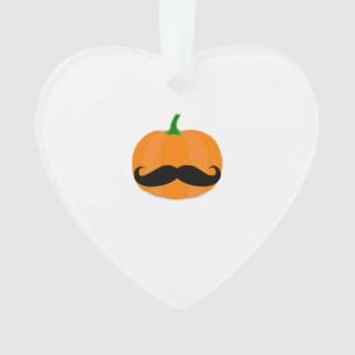 halloween pumpkin with beard ornament