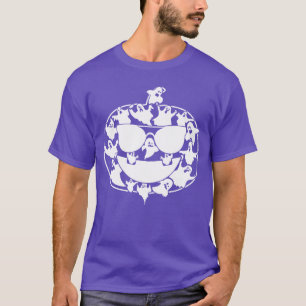 Halloween Pumpkin with Ghosts I Funny Halloween bo T-Shirt