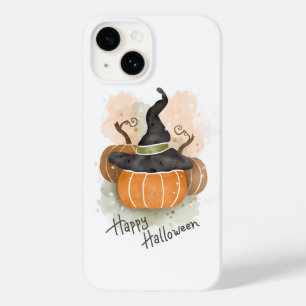 Halloween Pumpkin with Witch Hat Case-Mate iPhone 14 Case