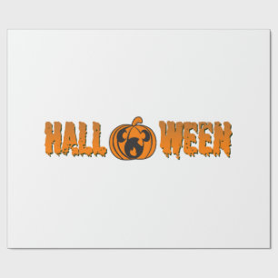 Halloween Pumpkin Wrapping Paper