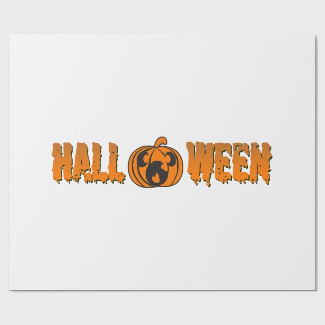 Halloween Pumpkin                         Wrapping Paper (Flat)