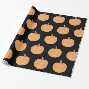 Halloween Pumpkin Wrapping Paper