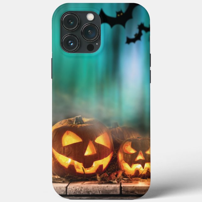 Halloween pumpkins and bats  Case-Mate iPhone case (Back)