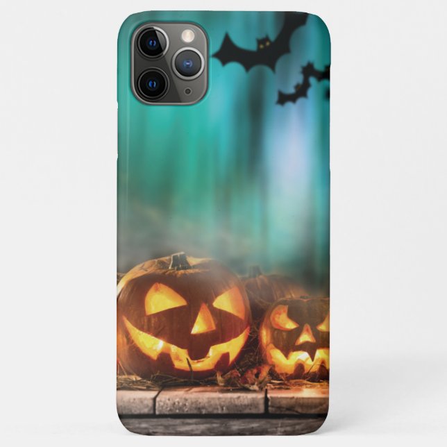 Halloween pumpkins and bats  Case-Mate iPhone case (Back)