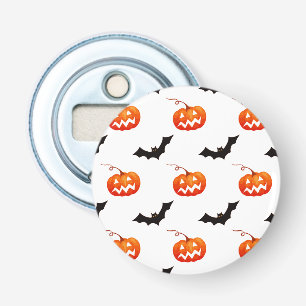 Halloween Pumpkins and Bats, Trick or Treat, Boo Bottle Opener