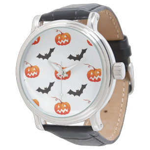 Halloween Pumpkins and Bats, Trick or Treat, Boo Watch