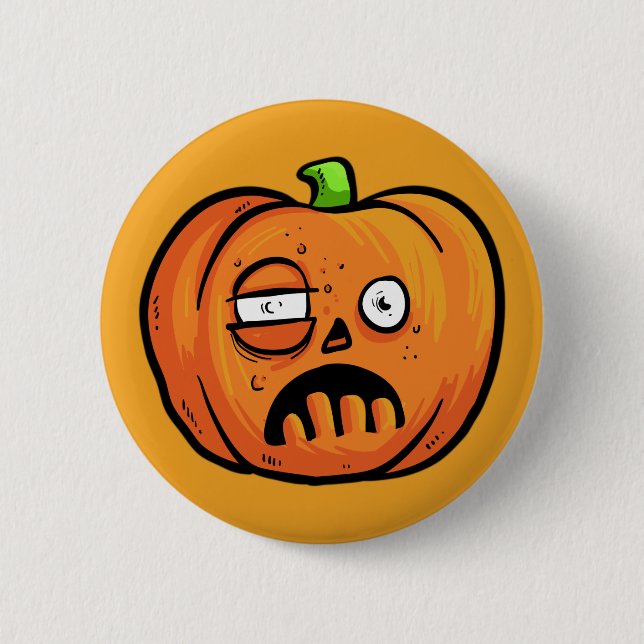 Halloween Pumpkins button 6 (Front)