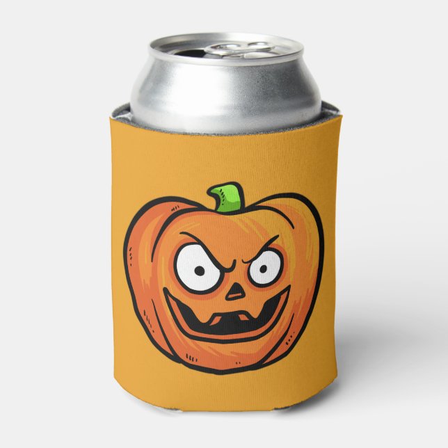 Halloween Pumpkins can cooler 2 (Can Front)