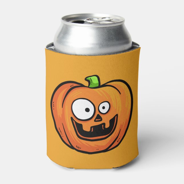 Halloween Pumpkins can cooler 3 (Can Front)