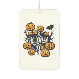 Halloween pumpkins          car air freshener