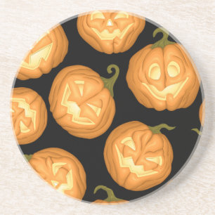 Halloween pumpkins coaster