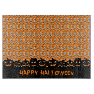 Halloween Pumpkins Cutting Board