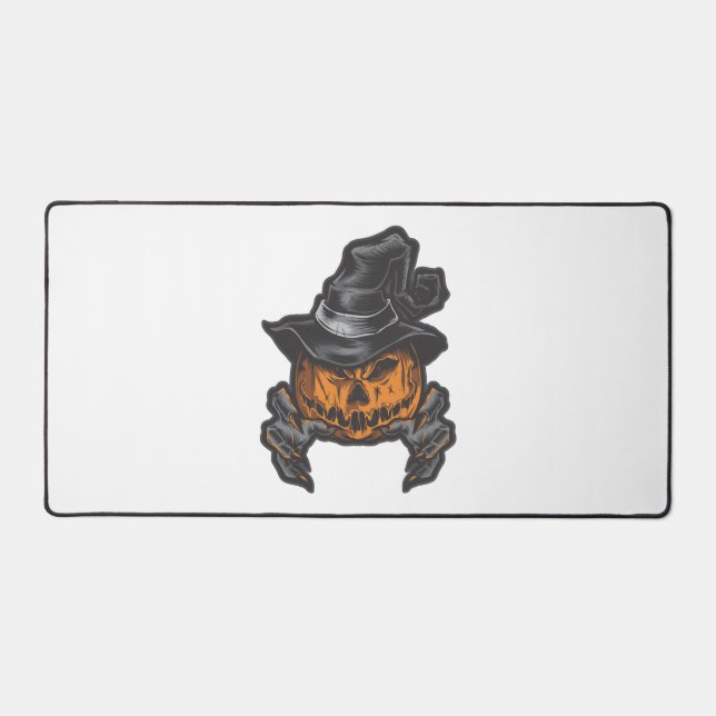 Halloween Pumpkins         Desk Mat (Front)
