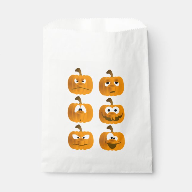 Halloween Pumpkins Favour Bag (Front)