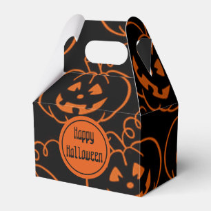 Halloween Pumpkins Gable Favour Box