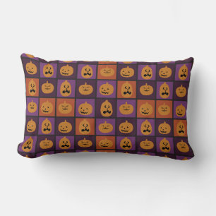 Halloween pumpkins lumbar cushion