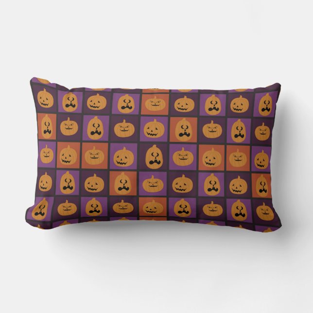 Halloween pumpkins lumbar cushion (Front)