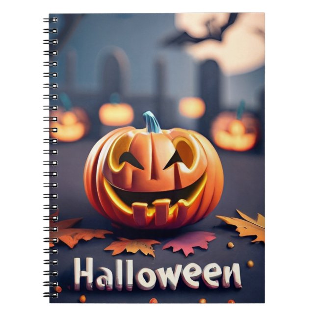 Halloween pumpkins Notebook (Front)