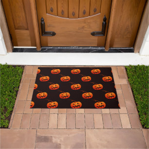 Halloween Pumpkins, Orange Pumpkins Trick Or Treat Doormat