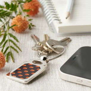 Halloween Pumpkins, Orange Pumpkins Trick Or Treat Key Ring