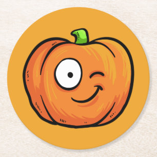 Halloween Pumpkins paper coasters 6