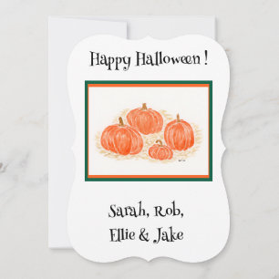 Halloween Pumpkins PHOTO Card