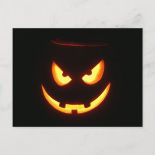 Halloween Pumpkins Postcard