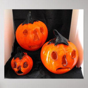 Halloween pumpkins poster
