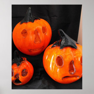 Halloween pumpkins poster