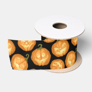 Halloween pumpkins satin ribbon