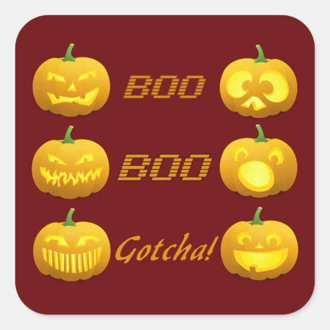 Halloween Pumpkins stickers (Front)