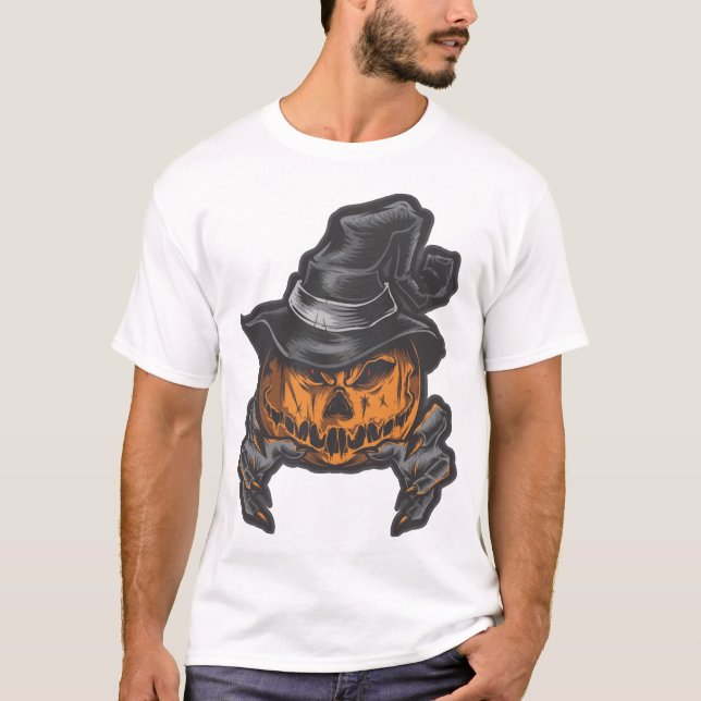 Halloween Pumpkins         T-Shirt (Front)
