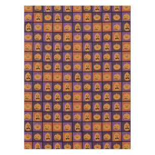 Halloween pumpkins tablecloth