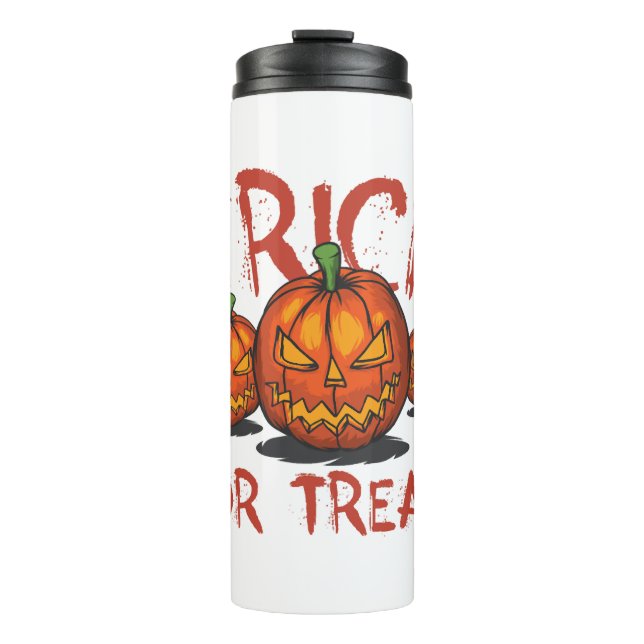 Halloween Pumpkins        Thermal Tumbler (Front)