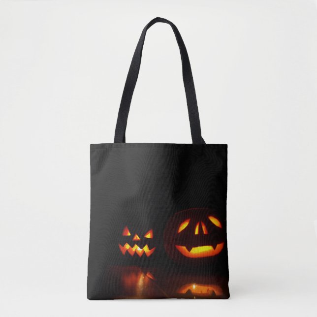Halloween Pumpkins Tote Bag (Front)