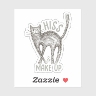 Halloween Pun: Hiss and Make Up