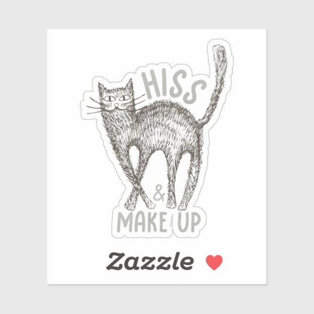 Halloween Pun: Hiss and Make Up (Sheet)